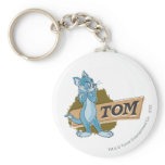 Logo d'attitude de Tom porte-clés