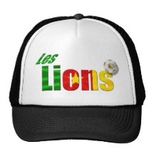 Logo de ballon de football de drapeau du Cameroun  Casquette De Camionneur