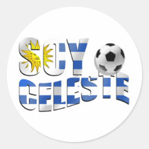 Logo de ballon de football de football de drapeau  autocollant rond