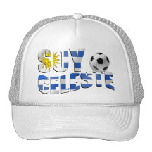 Logo de ballon de football de football de drapeau  casquettes