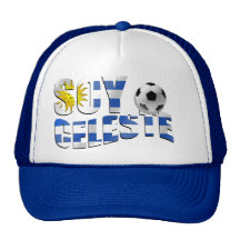 Logo de ballon de football de football de drapeau  casquette