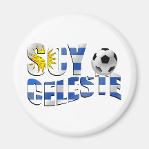 Logo de ballon de football de football de drapeau  aimants pour réfrigérateur