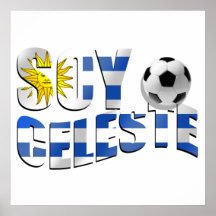 Logo de ballon de football de football de drapeau  affiches