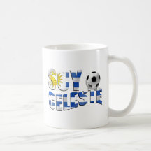 Logo de ballon de football de football de drapeau  mugs à café