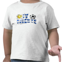 Logo de ballon de football de football de drapeau  t-shirt