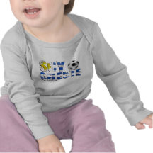 Logo de ballon de football de football de drapeau  t-shirt
