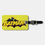 Logo de Batman de vieille école Étiquettes De Bagages
