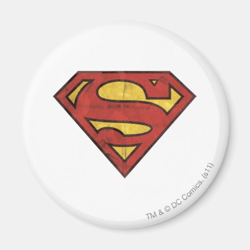 Logo de grunge de Superman Aimants