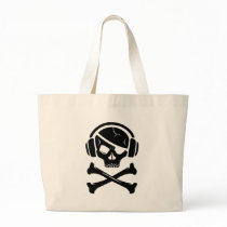 Logo de la piraterie anti-RIAA de pirate de musiqu sacs