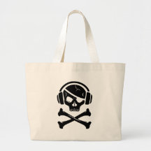 Logo de la piraterie anti-RIAA de pirate de musiqu Sac En Toile