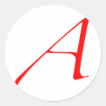Logo de l'athée "A" Autocollants