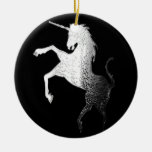 logo de licorne, scintillement décorations de noël