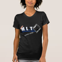 LOGO de MLT avec le MICROSCOPE - LABORATOIRE MÉDIC T-shirt