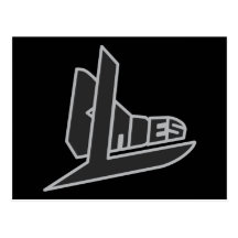 Logo de patin d'hockey de LAMES Cartes Postales