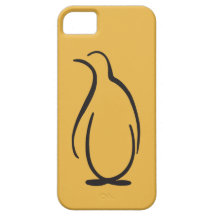 Logo de pingouin de phi de thêta alpha coques iPhone 5 Case-Mate