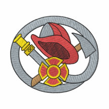 Logo de pompier polo