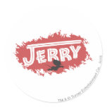 Logo de silhouette de Jerry autocollants