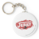 Logo de silhouette de Jerry porte-clés
