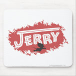 Logo de silhouette de Jerry tapis de souris