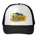 Logo de silhouette de Tom casquettes
