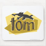 Logo de silhouette de Tom tapis de souris