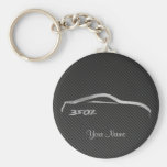 Logo de traçage de Nissan 350Z avec la fibre de ca Porte-clefs