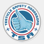 Logo de TSA - assesseurs de sécurité de testicule Adhésifs