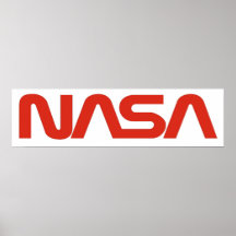Logo de ver de la NASA (serpent) Affiches