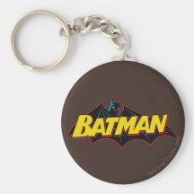 Logo de vieille école de Batman Porte-clef