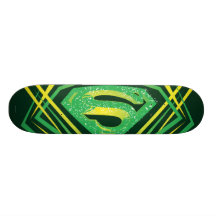 Logo décoratif vert de Superman Skateboards Personnalisables