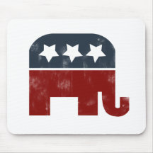 Logo d'éléphant de GOP Tapis De Souris