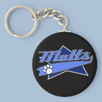 Logo d'équipe de baseball - chiens porte-clés