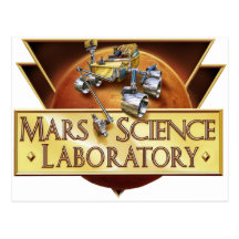 Logo d'équipe de débarquement de laboratoire de la cartes postales