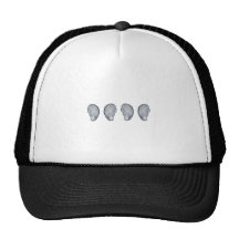 Logo d'huîtres casquettes