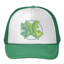 logo du graffiti 3d - M - chapeau de camionneur Casquette