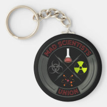 Logo fou des syndicats de scientifique porte-clé