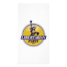 Logo libertaire de parti politique modèle pour photocarte