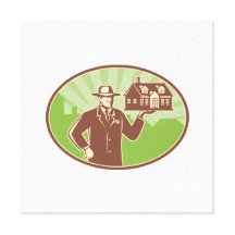 Logo_man_holding_house_EPS10.png Toile Tendue