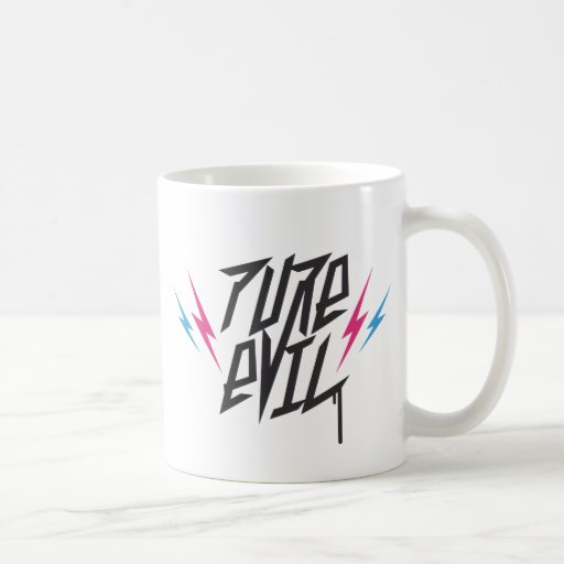 Logo mauvais pur mugs à café