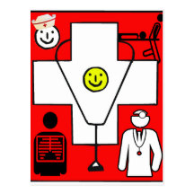 LOGO MÉDICAL CARTE POSTALE