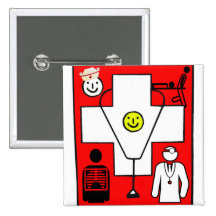 LOGO MÉDICAL PIN'S AVEC AGRAFE
