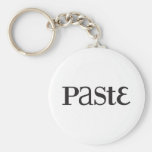 Logo noir classique Keychain de pâte Porte-clefs