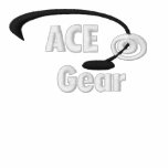Logo noir et blanc polo avec broderie