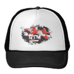 Logo noir et rouge de Tom casquettes