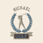 Logo personnalisé de bannière de golf polos brodés