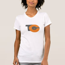Logo T du tir court des femmes T-shirt