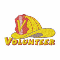 Logo volontaire de sapeur-pompier polos brodés