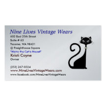 logocat04w10, cru des neuf vies porte, 602 Eas… Cartes De Visite Professionnelles
