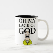 L'OH MON MANQUE D'UN DIEU ! TASSES À CAFÉ