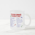 Lois 2 de propriété de COCKER Tasse À Café